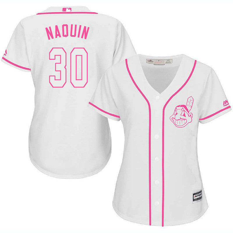 Tyler Naquin Cleveland Guardians white jersey