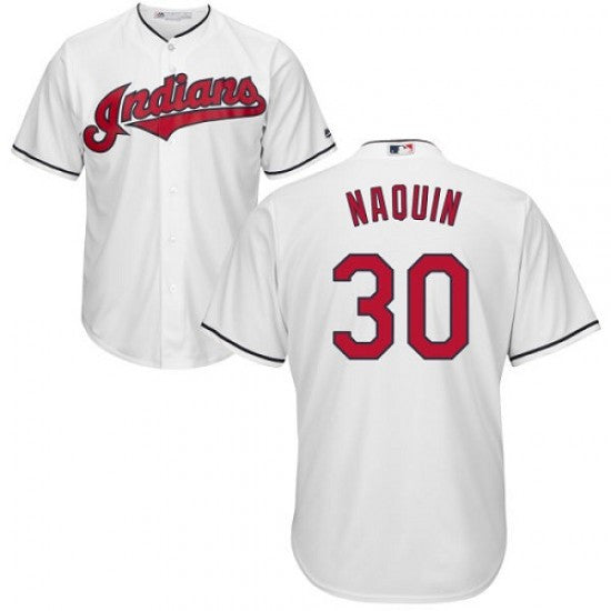 Tyler Naquin Cleveland Guardians white jersey