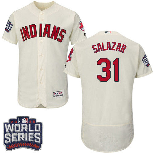 Danny Salazar Cleveland Guardians cream jersey