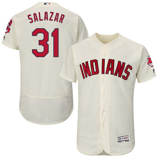 Danny Salazar Cleveland Guardians cream Authentic jersey