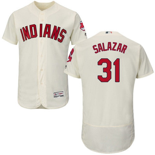 Danny Salazar Cleveland Guardians cream jersey