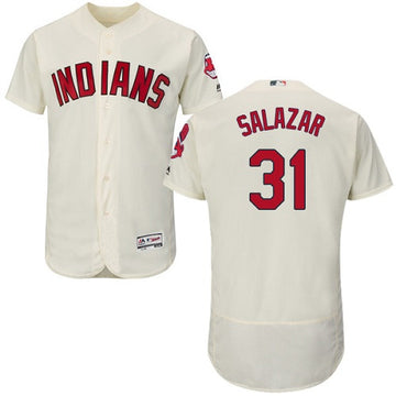 Danny Salazar Cleveland Guardians cream jersey