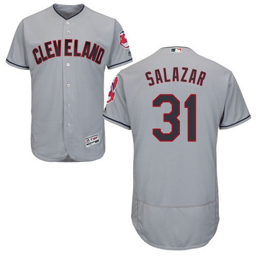 Danny Salazar Cleveland Guardians gray jersey