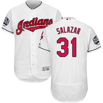 Danny Salazar Cleveland Guardians white jersey