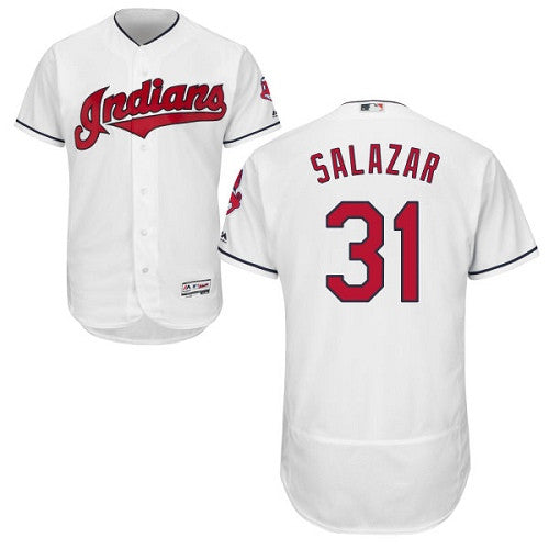 Danny Salazar Cleveland Guardians white jersey