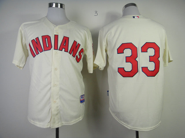 Nick Swisher Cleveland Guardians cream jersey