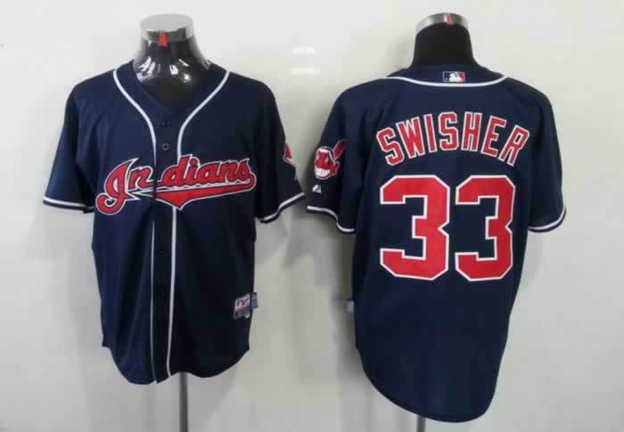 Swisher Cleveland Guardians blue jersey