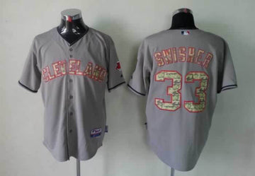 Swisher Grey Cleveland Guardians camo Camo jersey