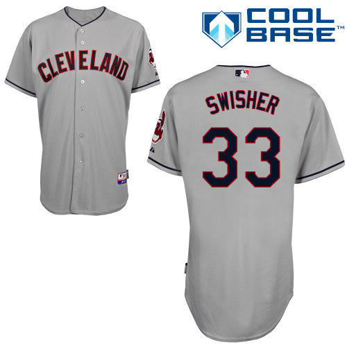 Swisher Cleveland Guardians grey jersey