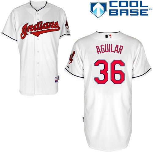 Aguilar Cleveland Guardians white jersey