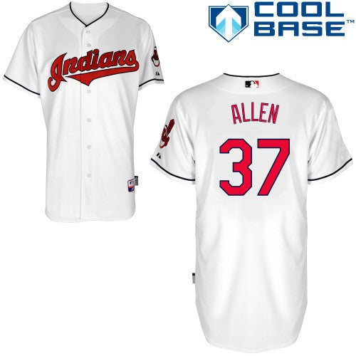 Allen Cleveland Guardians white jersey