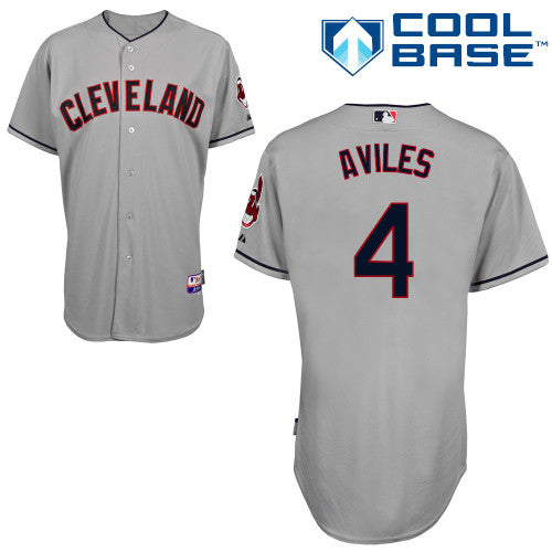 Aviles Cleveland Guardians grey jersey