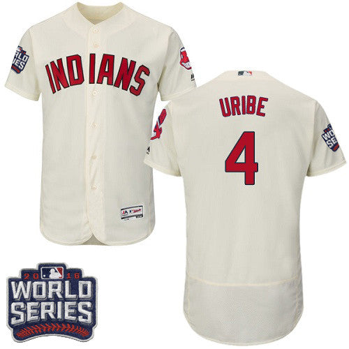 Juan Uribe Cleveland Guardians cream jersey