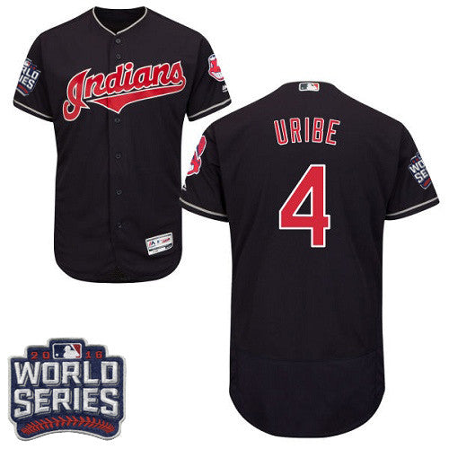 Juan Uribe Cleveland Guardians navy jersey