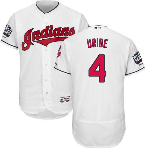 Juan Uribe Cleveland Guardians white jersey