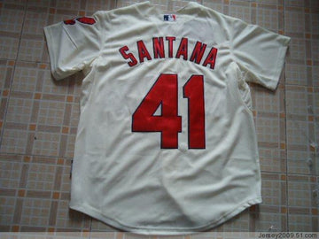 Santana Cleveland Guardians cream jersey