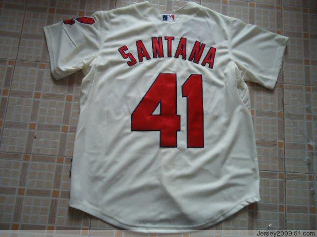 Santana Cleveland Guardians cream jersey
