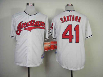 Santana Cleveland Guardians white jersey