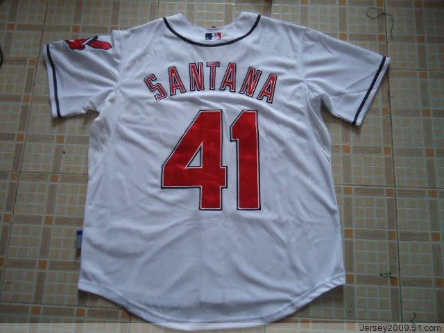 Santana Cleveland Guardians white jersey