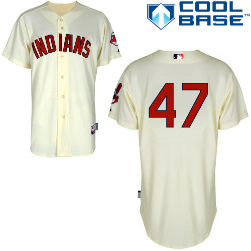 Bauer Cleveland Guardians cream jersey