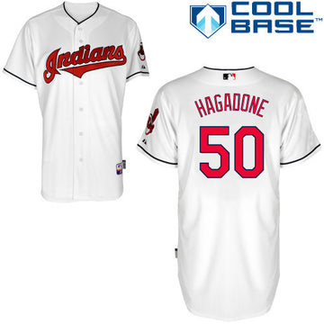 Hagadone Cleveland Guardians white jersey
