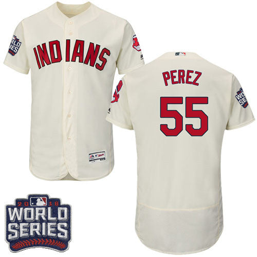 Roberto Perez Cleveland Guardians cream jersey