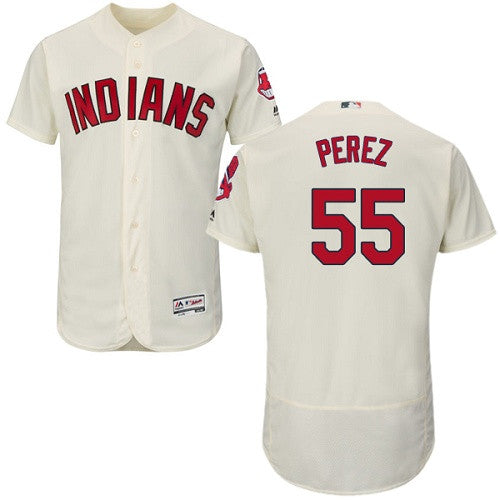 Roberto Perez Cleveland Guardians cream jersey