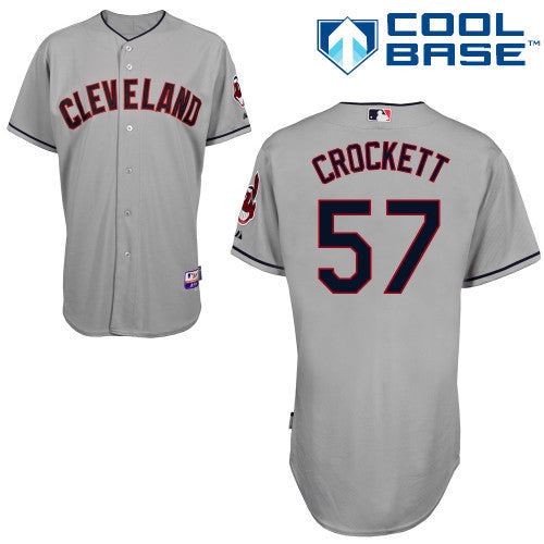 Crockett Cleveland Guardians grey jersey
