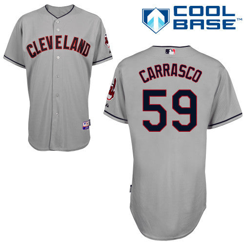 Carrasco Cleveland Guardians grey jersey