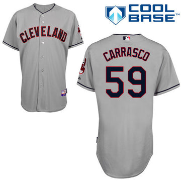 Carrasco Cleveland Guardians grey jersey