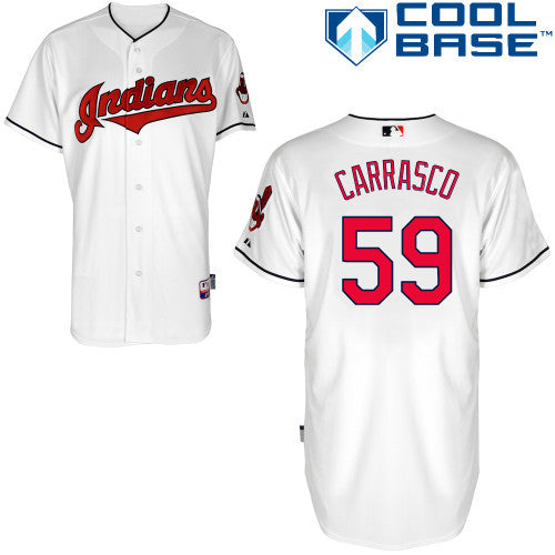 Carrasco Cleveland Guardians white jersey