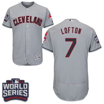 Kenny Lofton Cleveland Guardians gray jersey