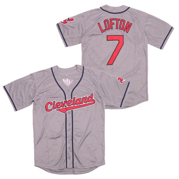 Kenny Lofton Cleveland Guardians gray jersey