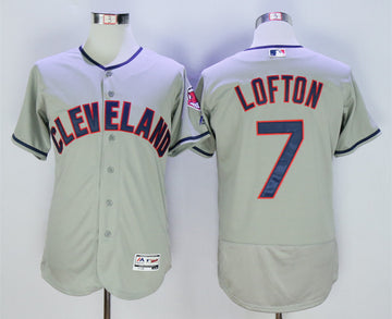 Kenny Lofton Cleveland Guardians grey jersey