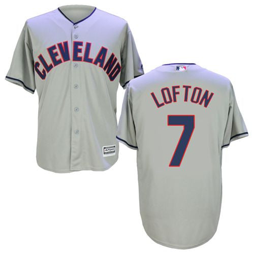 Kenny Lofton Cleveland Guardians grey jersey