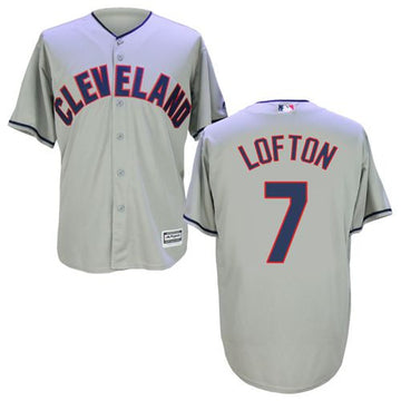 Kenny Lofton Cleveland Guardians grey jersey