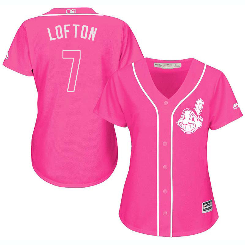 Kenny Lofton Cleveland Guardians pink jersey