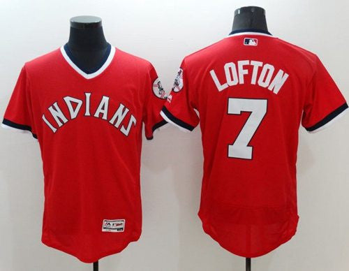 Kenny Lofton Cleveland Guardians red Authentic jersey
