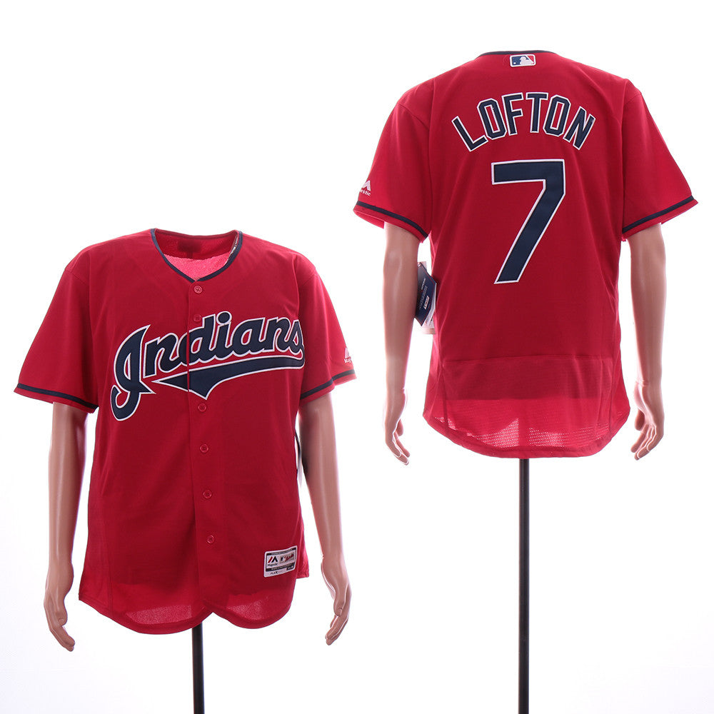 Kenny Lofton Cleveland Guardians red jersey