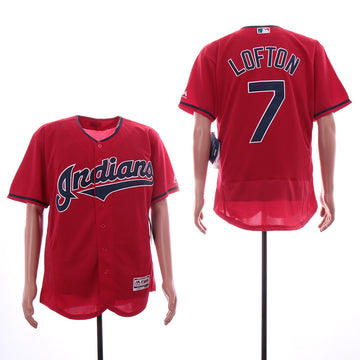Kenny Lofton Cleveland Guardians red jersey