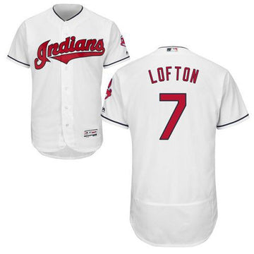 Kenny Lofton Cleveland Guardians white Authentic jersey