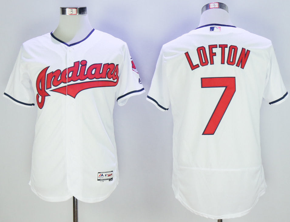 Kenny Lofton Cleveland Guardians white jersey