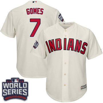 Yan Gomes Cleveland Guardians cream jersey