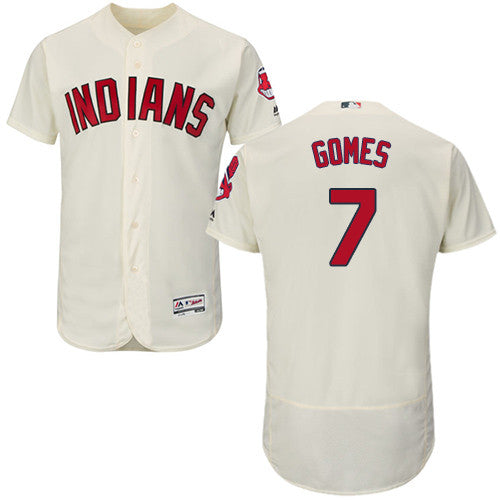 Yan Gomes Cleveland Guardians cream jersey