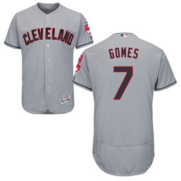 Yan Gomes Cleveland Guardians gray jersey
