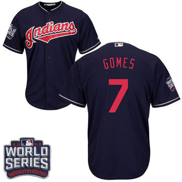 Yan Gomes Cleveland Guardians navy jersey