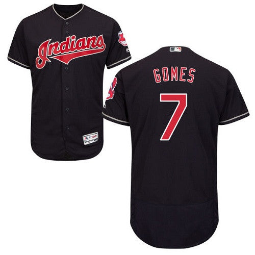 Yan Gomes Cleveland Guardians navy jersey