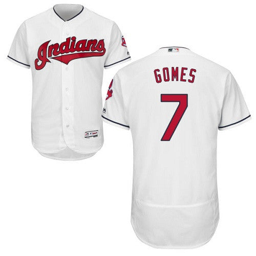 Yan Gomes Cleveland Guardians white jersey