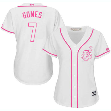 Yan Gomes Cleveland Guardians white jersey