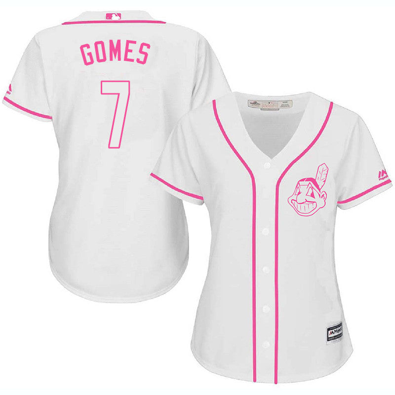Yan Gomes Cleveland Guardians white jersey